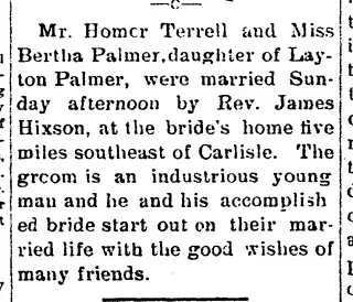 Marriage Newspaper clipping from Dec 28, 1900 5825215