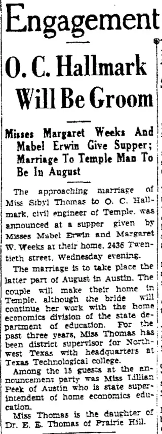 Marriage Newspaper clipping from Jul 12, 1934 5825321