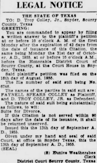 other Newspaper clipping from Sep 23, 1955 5825358