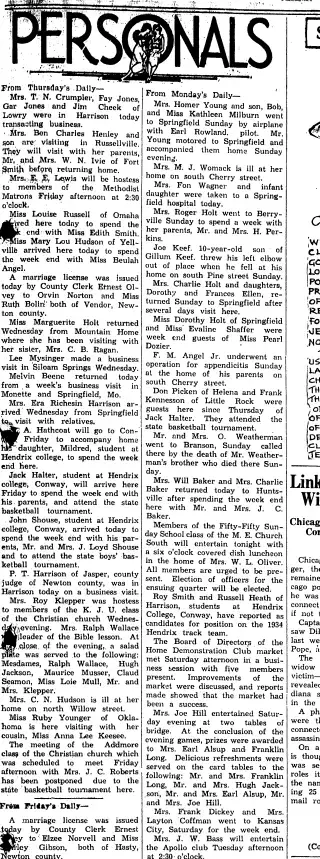 other Newspaper clipping from Mar 15, 1934 5825400