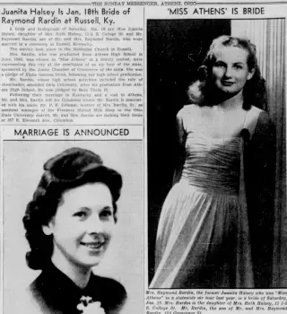 Marriage Newspaper clipping from Feb 2, 1941 5825423