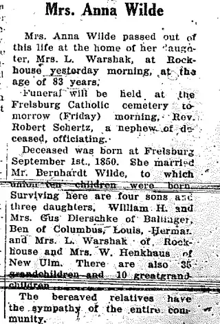 other Newspaper clipping from Nov 9, 1933 5825444