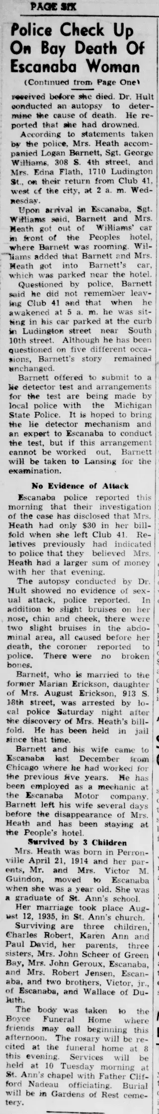 other Newspaper clipping from May 14, 1951 5825647