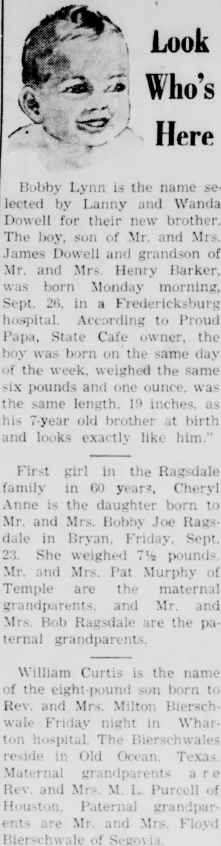 other Newspaper clipping from Oct 6, 1955 5825710