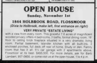 other Newspaper clipping from Nov 1, 1987 5825824