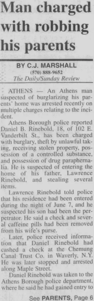 other Newspaper clipping from Jun 11, 2001 5825921