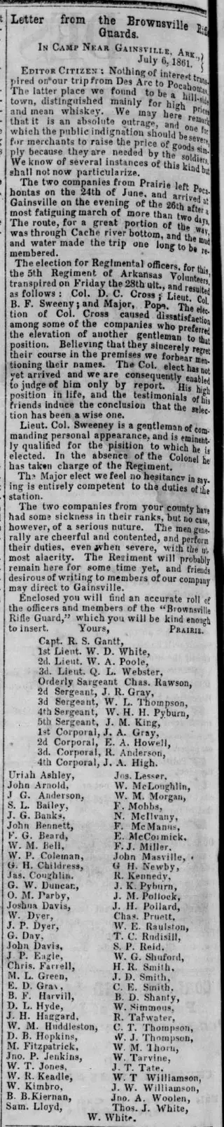 Military Newspaper clipping from Jul 20, 1861 5826589