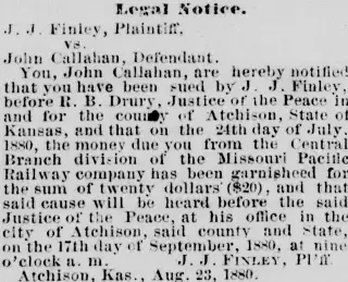 other Newspaper clipping from Aug 23, 1880 5826604