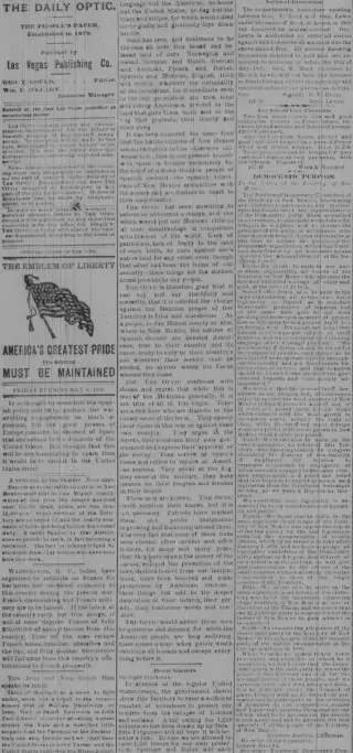other Newspaper clipping from May 6, 1898 5826608