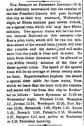 other Newspaper clipping from Apr 24, 1865 5826702