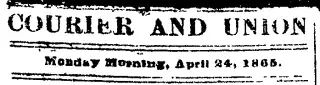 other Newspaper clipping from Apr 24, 1865 5826704