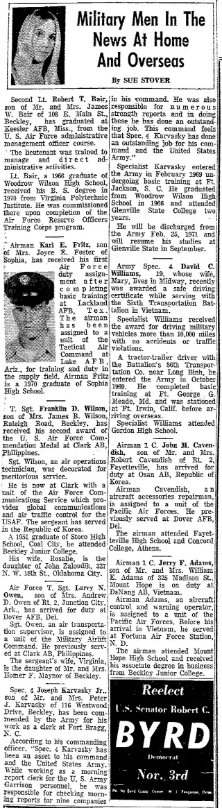 other Newspaper clipping from Oct 27, 1970 5826862