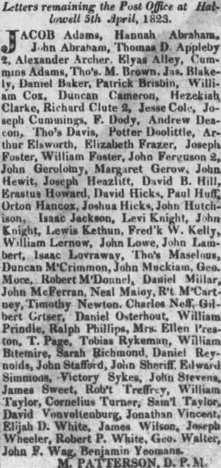 other Newspaper clipping from Apr 8, 1823 5827099