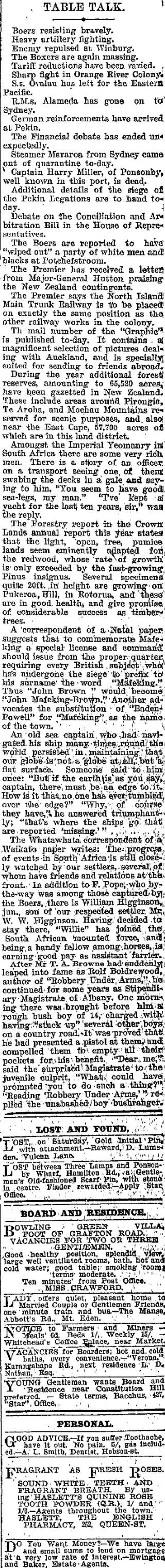 other Newspaper clipping from Aug 29, 1900 5827251