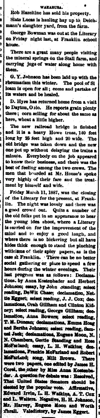 other Newspaper clipping from Mar 24, 1887 5827472