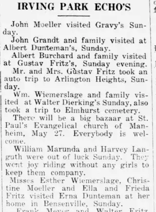 other Newspaper clipping from May 14, 1920 5827592