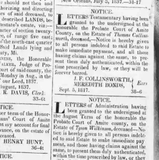 other Newspaper clipping from Oct 3, 1837 5827778