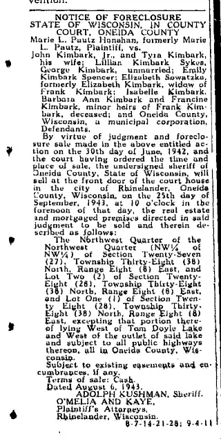 other Newspaper clipping from Aug 14, 1943 5827997