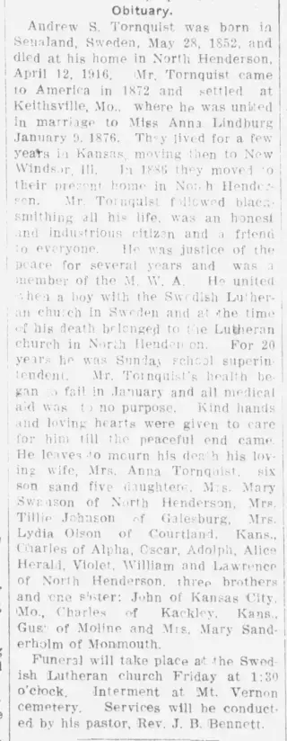 other Newspaper clipping from Apr 14, 1916 5828233