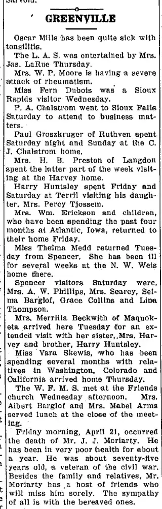 other Newspaper clipping from Apr 26, 1916 5828240
