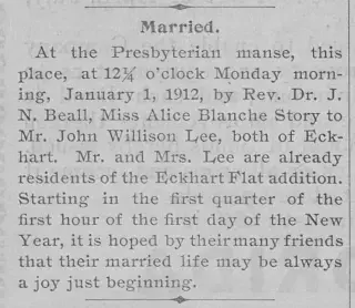 other Newspaper clipping from Jan 6, 1912 5828314