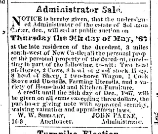 other Newspaper clipping from Apr 25, 1867 5828535