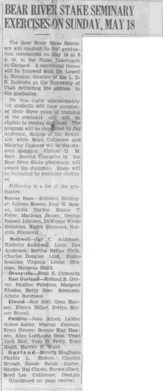 other Newspaper clipping from May 8, 1947 5828975