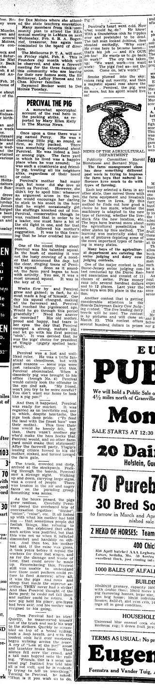 other Newspaper clipping from Feb 7, 1946 5829307