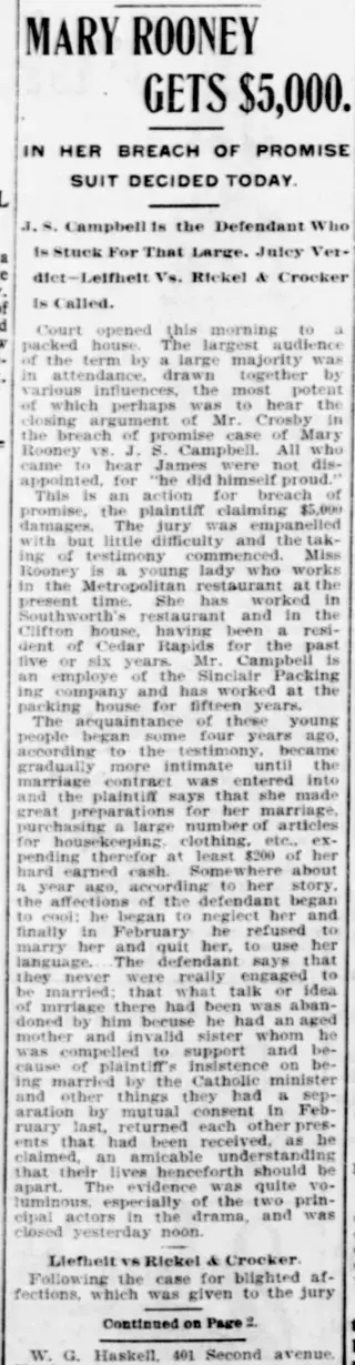 other Newspaper clipping from Nov 16, 1900 5829414