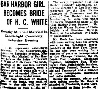 Marriage Newspaper clipping from Jun 20, 1940 5829555