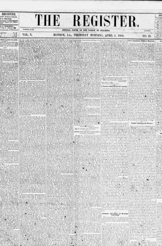 other Newspaper clipping from Apr 5, 1860 5829599
