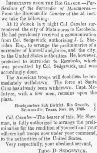 other Newspaper clipping from Dec 19, 1866 5829629