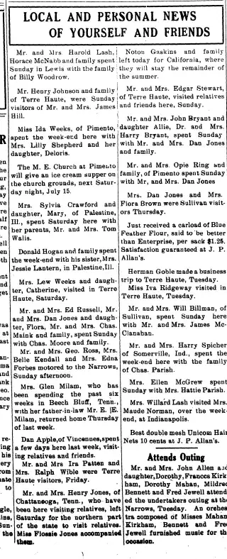 other Newspaper clipping from Jul 13, 1922 5829908