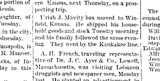 other Newspaper clipping from Feb 25, 1886 5829970