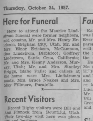 other Newspaper clipping from Oct 24, 1957 5830045