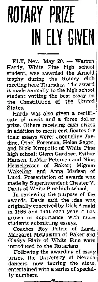 other Newspaper clipping from May 20, 1941 5830158