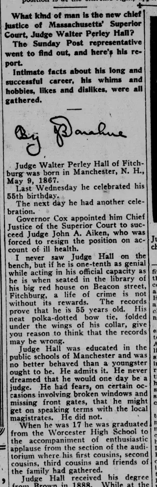 other Newspaper clipping from May 14, 1922 5830178
