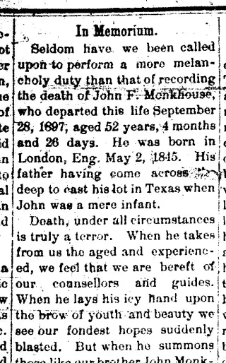 other Newspaper clipping from Oct 13, 1897 5830191