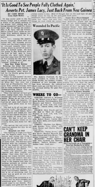 other Newspaper clipping from Nov 9, 1944 5830304