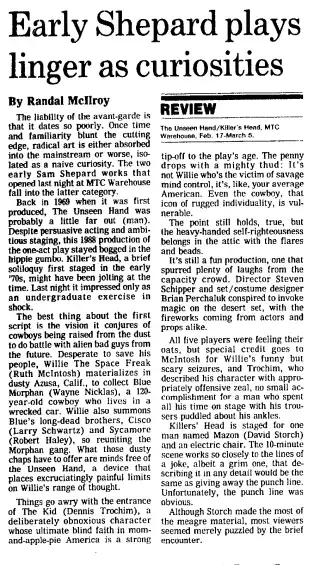 other Newspaper clipping from Feb 18, 1988 5830415
