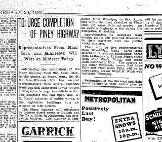 other Newspaper clipping from Feb 20, 1930 5830464