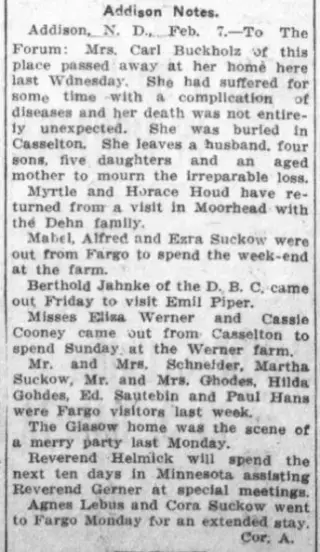 other Newspaper clipping from Feb 9, 1911 5830489