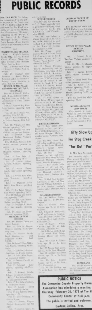 Crime Newspaper clipping from Feb 20, 1975 5830495
