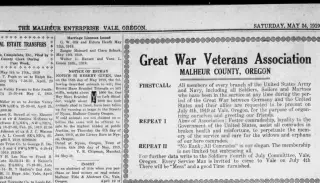 Marriage Newspaper clipping from May 24, 1919 5830505