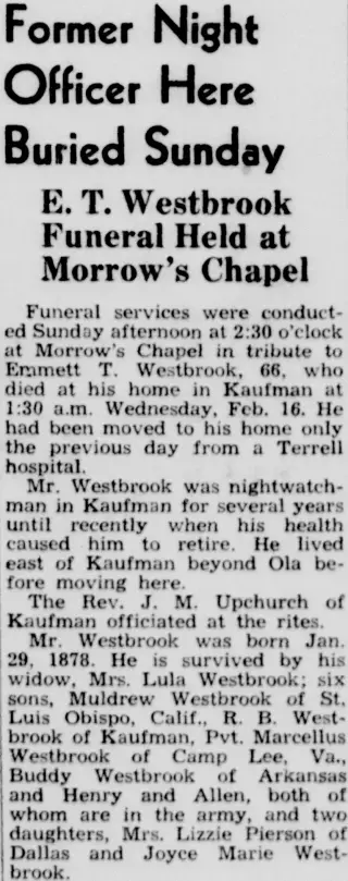 General news Newspaper clipping from Feb 24, 1944 5830532