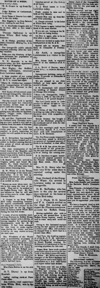 other Newspaper clipping from Jan 13, 1899 5830762
