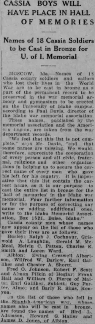 other Newspaper clipping from Jul 18, 1924 5830765