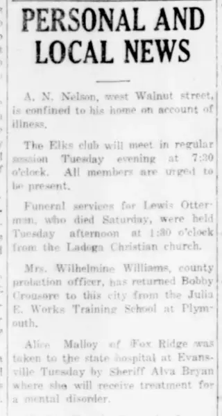 other Newspaper clipping from Feb 27, 1934 5830848