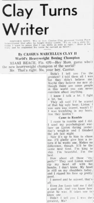 other Newspaper clipping from Feb 26, 1964 5831022
