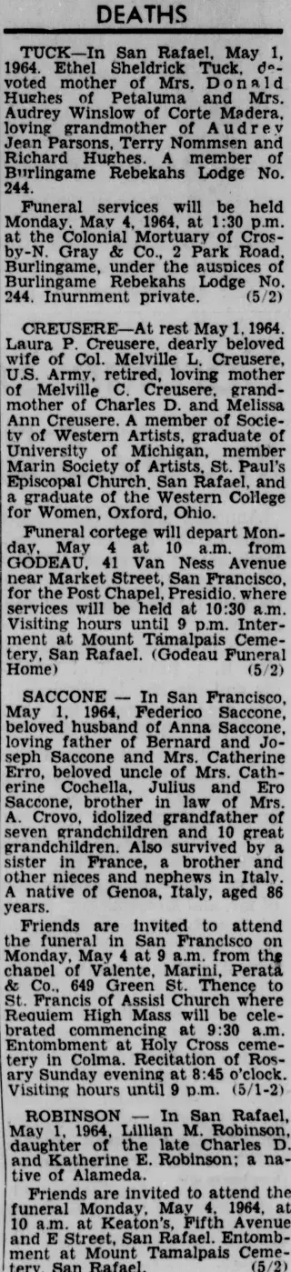other Newspaper clipping from May 2, 1964 5831565